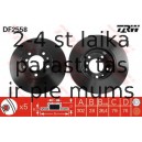Bremžu diski TRW DF2558