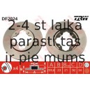 Bremžu diski TRW DF2024