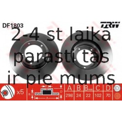 Bremžu diski TRW DF1803
