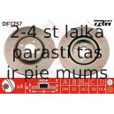 Bremžu diski TRW DF1757