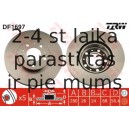 Bremžu diski TRW DF1697