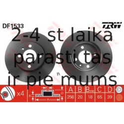 Bremžu diski TRW DF1533