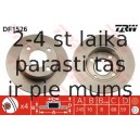 Bremžu diski TRW DF1526
