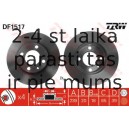 Bremžu diski TRW DF1517