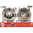 Bremžu diski TRW DF1437