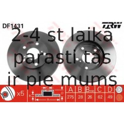 Bremžu diski TRW DF1431