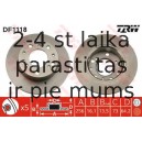 Bremžu diski TRW DF1118