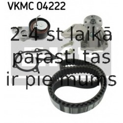 Ūdenssūknis + Zobsiksnas komplekts SKF VKMC 04222