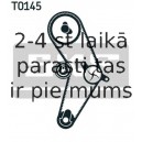 Zobsiksnas komplekts SKF VKMA 06009