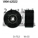 Spriegotājrullītis, Ķīļrievu siksna SKF VKM 62022