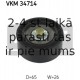 Parazīt-/Vadrullītis, Ķīļrievu siksna SKF VKM 34714