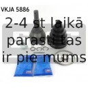 Шарнирный комплект, приводной вал SKF VKJA 5886