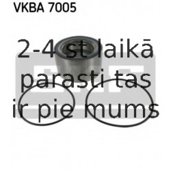 Комплект подшипника ступицы колеса SKF VKBA 7005