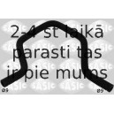 Шланг радиатора SASIC 3406048