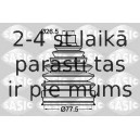Putekļusargu komplekts, Piedziņas vārpsta SASIC 1904038