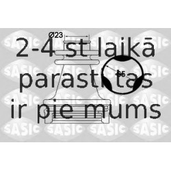 Putekļusargu komplekts, Piedziņas vārpsta SASIC 1904035