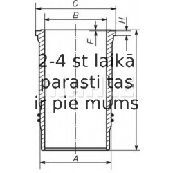Cilindra čaula MAHLE ORIGINAL 227 WN 70