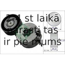 Spriegotājsvira, Ķīļrievu siksna INA 534 0333 10