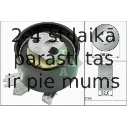 Натяжной ролик, ремень ГРМ INA 531 0906 10