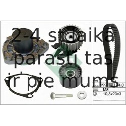 Ūdenssūknis + Zobsiksnas komplekts INA 530 0628 30