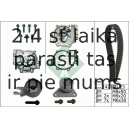 Ūdenssūknis + Zobsiksnas komplekts INA 530 0467 30