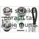Ūdenssūknis + Zobsiksnas komplekts INA 530 0463 30