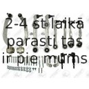 Remkomplekts, Neatk. balstiekārtas šķērssvira FORTUNE LINE FZ5540