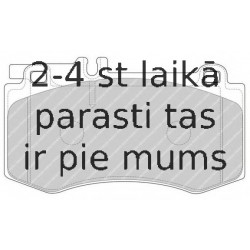 Bremžu uzliku kompl., Disku bremzes FERODO FDB4694