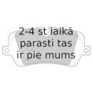 Bremžu uzliku kompl., Disku bremzes FERODO FDB4678