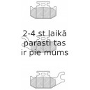 Bremžu uzliku kompl., Disku bremzes FERODO FDB4614