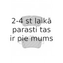 Bremžu uzliku kompl., Disku bremzes FERODO FDB4587