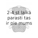 Bremžu uzliku kompl., Disku bremzes FERODO FDB4498