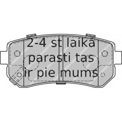 Bremžu uzliku kompl., Disku bremzes FERODO FDB1956