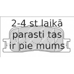 Bremžu uzliku kompl., Disku bremzes FERODO FDB1909