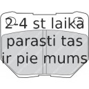 Bremžu uzliku kompl., Disku bremzes FERODO FDB1372
