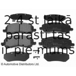 Комплект тормозных колодок, дисковый тормоз BLUE PRINT ADA104208