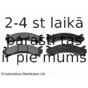 Комплект тормозных колодок, дисковый тормоз BLUE PRINT ADA104246