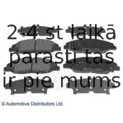Комплект тормозных колодок, дисковый тормоз BLUE PRINT ADA104261