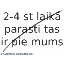 Trose, Stāvbremžu sistēma BLUE PRINT ADA104624