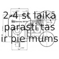 Pneimoatsperes spilvens, Pneimopiekare FEBI BILSTEIN 38719