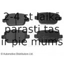 Комплект тормозных колодок, дисковый тормоз BLUE PRINT ADF124201