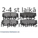 Комплект тормозных колодок, дисковый тормоз BLUE PRINT ADG042111