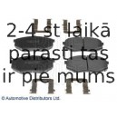 Комплект тормозных колодок, дисковый тормоз BLUE PRINT ADG042125