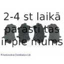 Комплект тормозных колодок, дисковый тормоз BLUE PRINT ADG04245