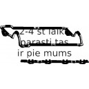 Комплект прокладок, крышка головки цилиндра ELRING 567.388