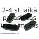 Комплект тормозных колодок, дисковый тормоз BLUE PRINT ADG04259