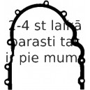 Прокладка, крышка картера рулевого механизма ELRING 376.830