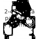 Прокладка, картер рулевого механизма ELRING 366.206