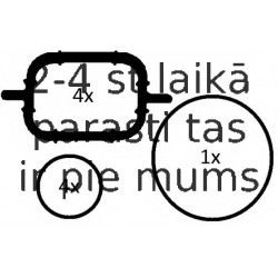 Комплект прокладок, впускной коллектор ELRING 228.680