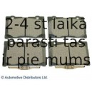 Комплект тормозных колодок, дисковый тормоз BLUE PRINT ADH24277